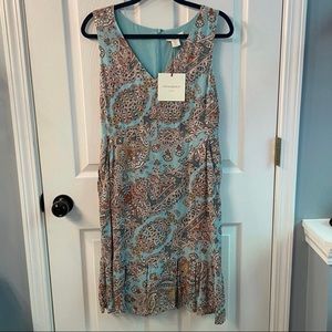 Cynthia Rowley Paisley Print Tank Dress Size 6 NWT